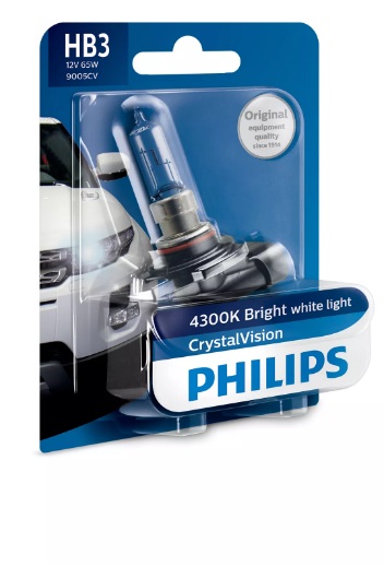 Лампа галогенная HB3 12V 60W 4300K CRISTAL VISION
