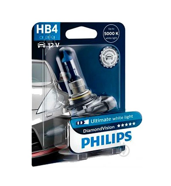 Лампа галогенная HB4 12V 51W 5000K DIAMOND VISION