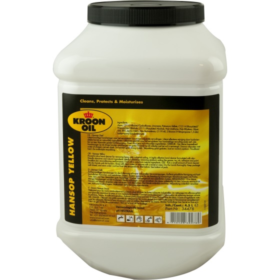 Паста для миття рук Hansop Yellow, 4.5 л.