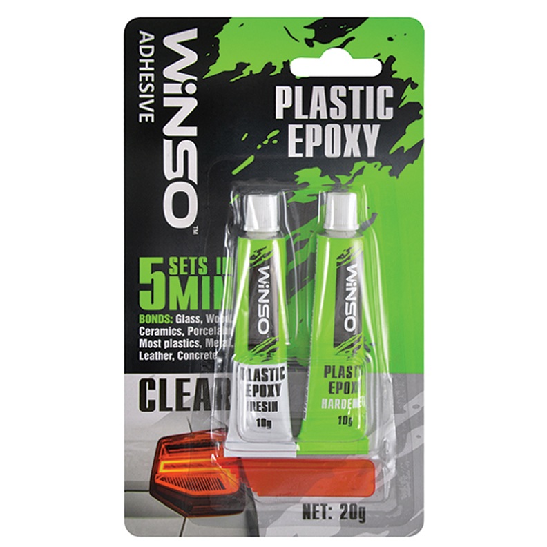 Эпоксидный клей Plastic Epoxy двокомпонентный, 20 г.