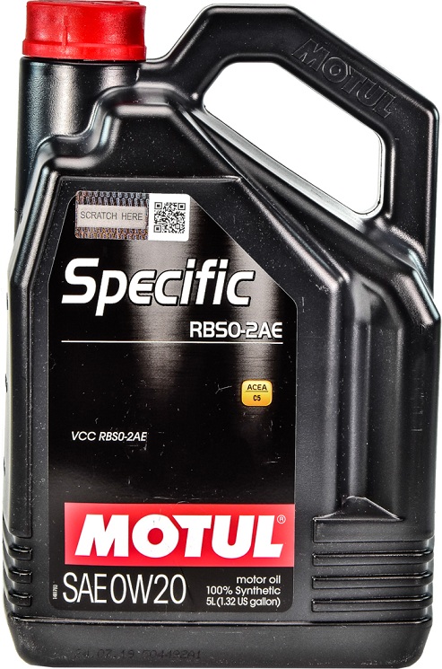 Моторна олива Specific RBS0-2AE 0W-20, 5 л.