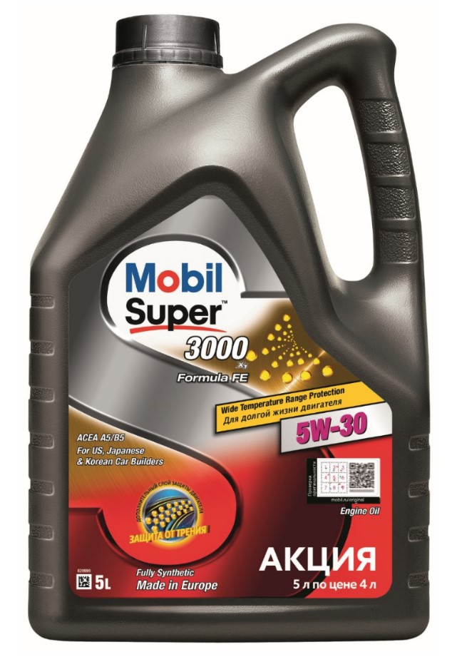 Моторна олива Super 3000 Formula FE 5W-30, 5 л.