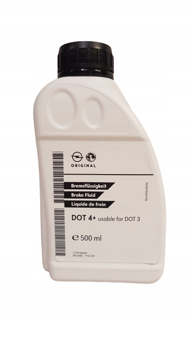 Гальмівна рідина DOT 4+ (0,5л.)