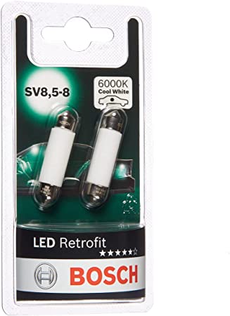 Лампа світлодіодна комплект Festoon 41 mm 12V 1W 6000K LED Retrofit