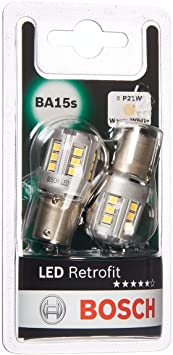 Лампа світлодіодна комплект P21 WHITE 12V 1W 4000K LED Retrofit