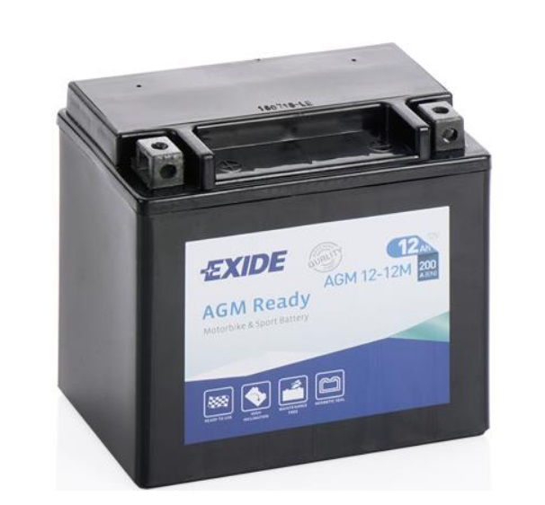 Батарея акумуляторна МОТО AGM Ready 12V 12AH 200А(EN) L+