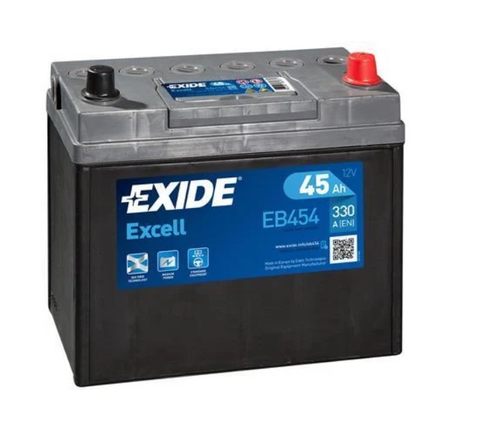 Батарея акумуляторна Excell 12V 45AH 330А(EN) R+ Азія