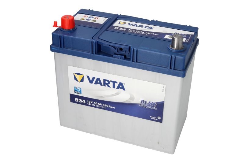 Батарея акумуляторна Blue Dynamic B34 12V 45AH 330А(EN) L+ Азія