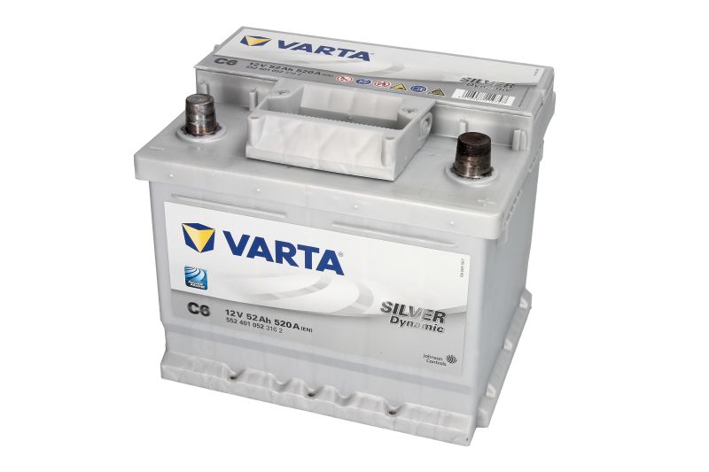 Батарея акумуляторна Silver Dynamic C6 12V 52AH 520А(EN) L+ Європа