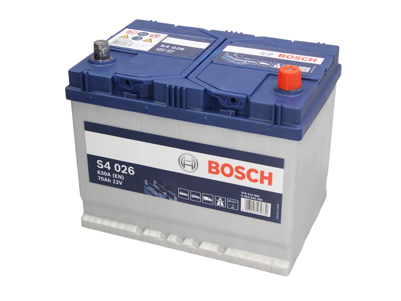 Батарея акумуляторна S4  12V 70АH 630А(EN) R+ Азія