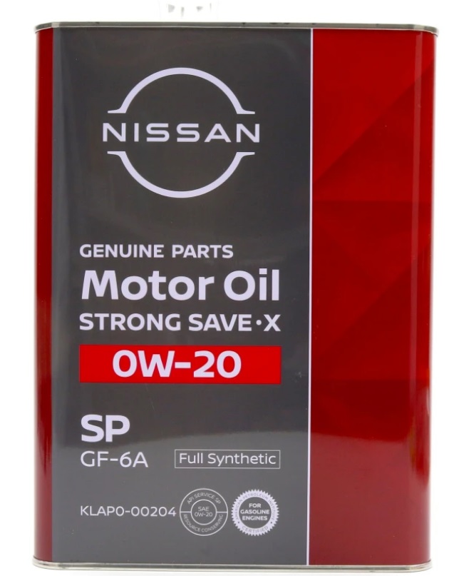 Моторна олива STRONG SAVE-X SP 0W-20, 4 л.