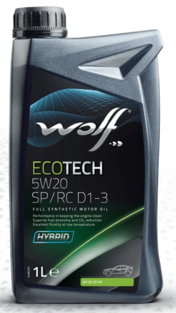Моторна олива Ecotech 5W-20 SP/RC D1-3, 1 л.