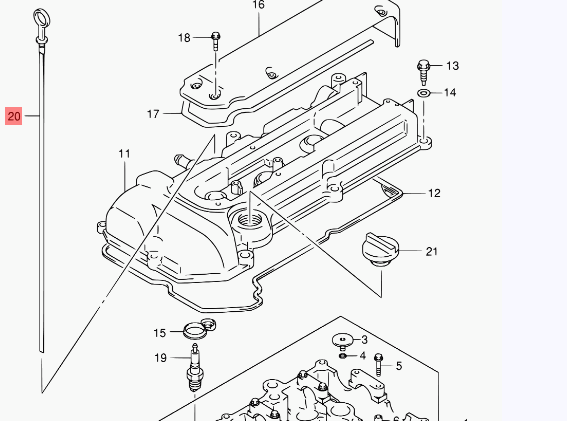 Щуп масляний