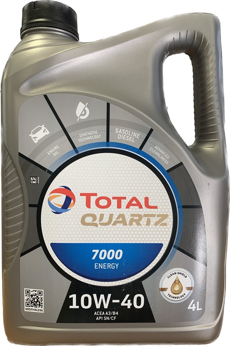 Моторна олива Quartz 7000 Energy 10W-40, 4 л.
