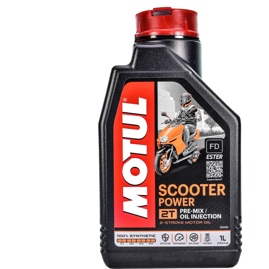 Олива для 2-тактних двигунів Scooter Power 2T, 1 л.