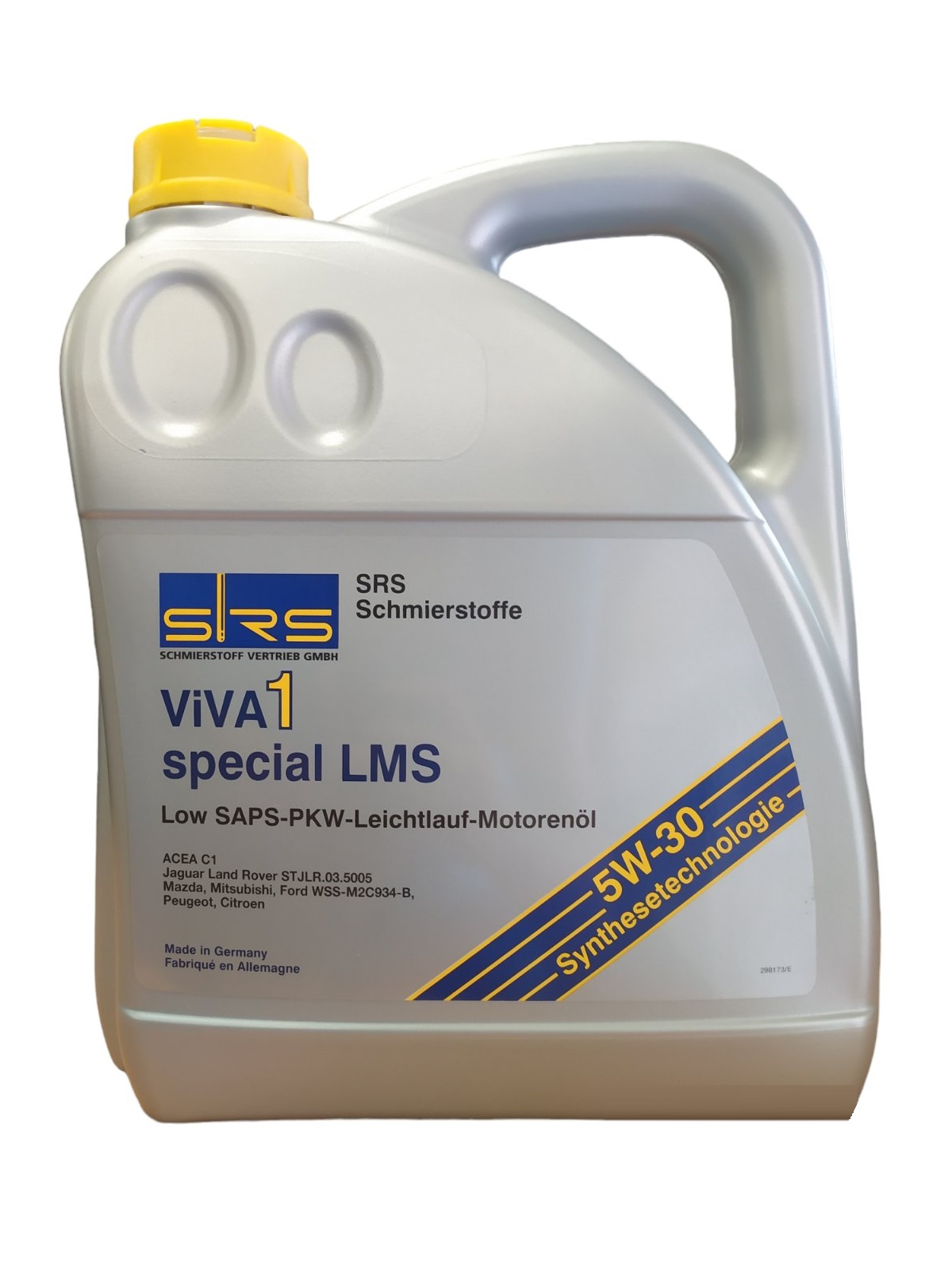 Моторна олива ViVA1 special LMS 5W-30, 5 л.