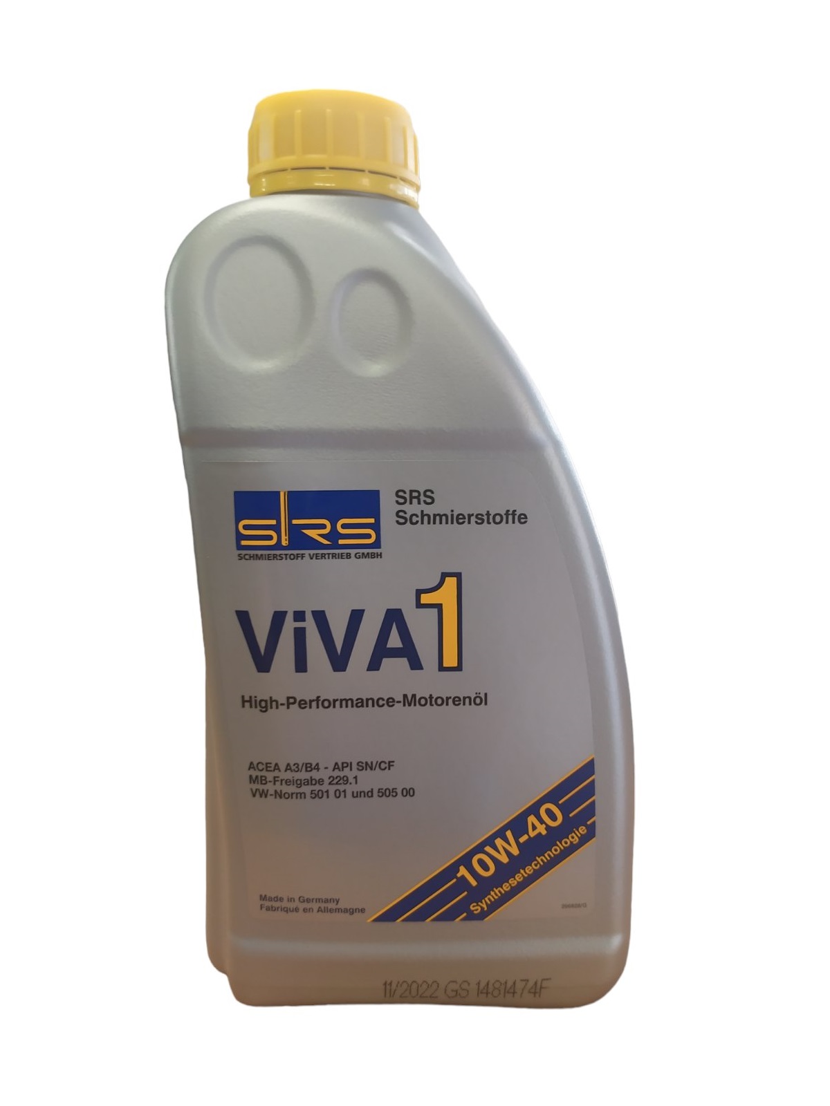 Моторна олива ViVA1 10W-40, 1 л.