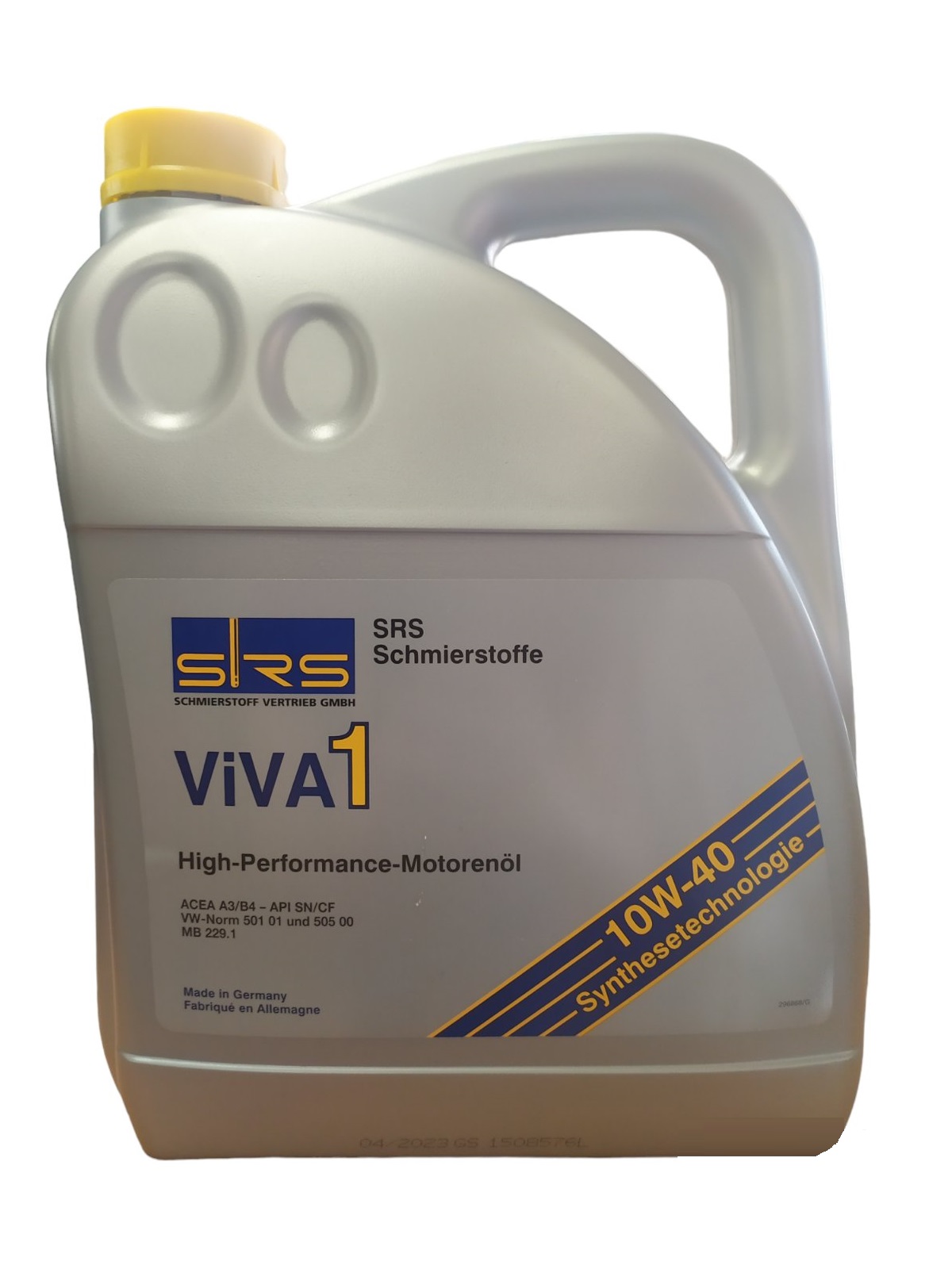 Моторна олива ViVA1 10W-40, 5 л.