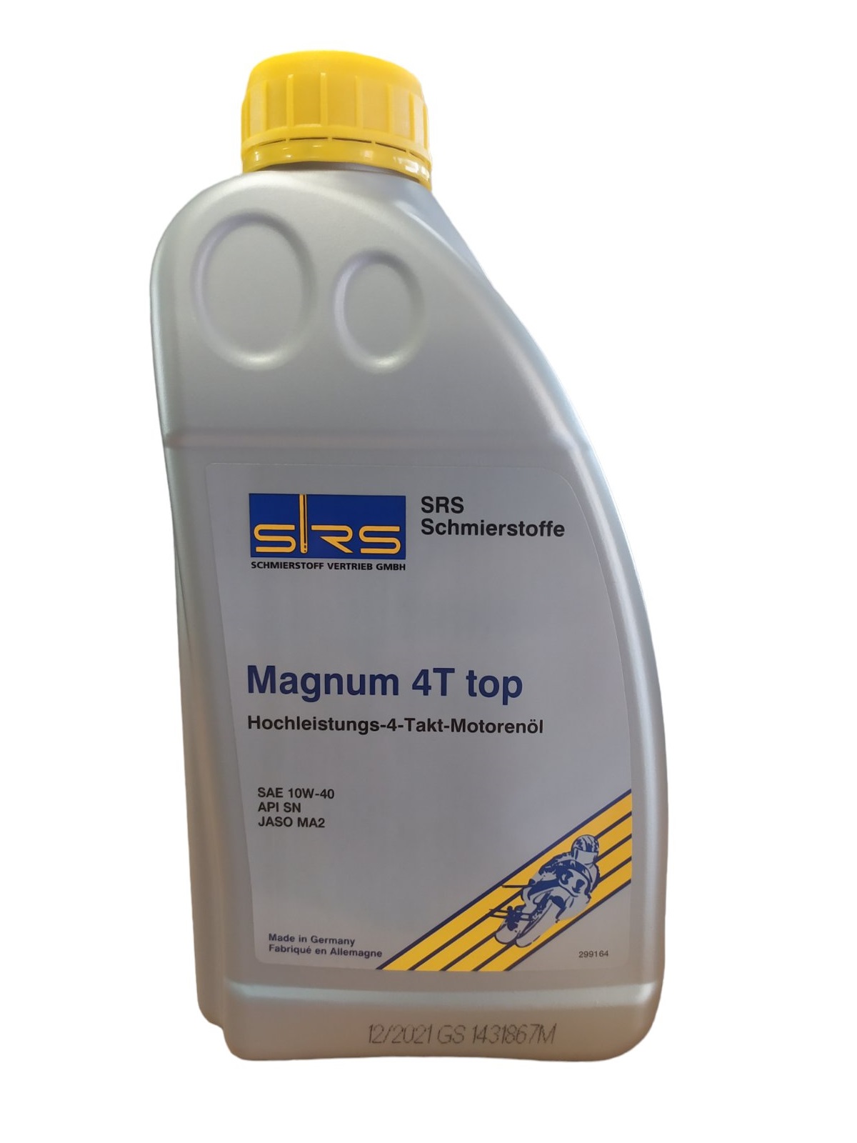Олива для 4-тактних двигунів Magnum 4T TOP 10W-40, 1 л.