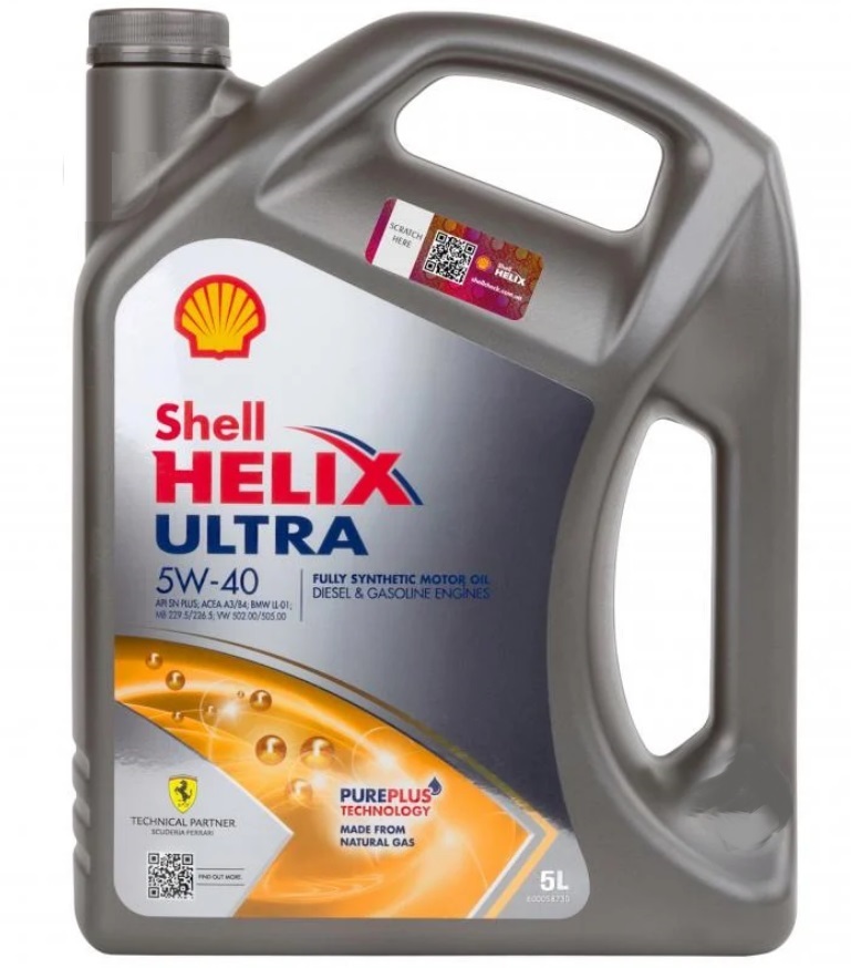Моторна олива Helix Ultra 5W-40, 5 л.