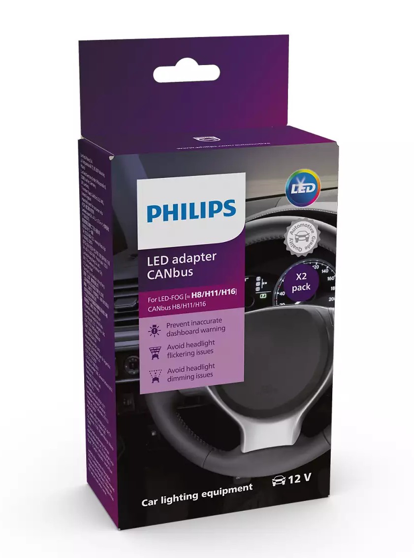 Опір для світлодіодів комплект LED Adapter CANbus H8/H11/H16 12V
