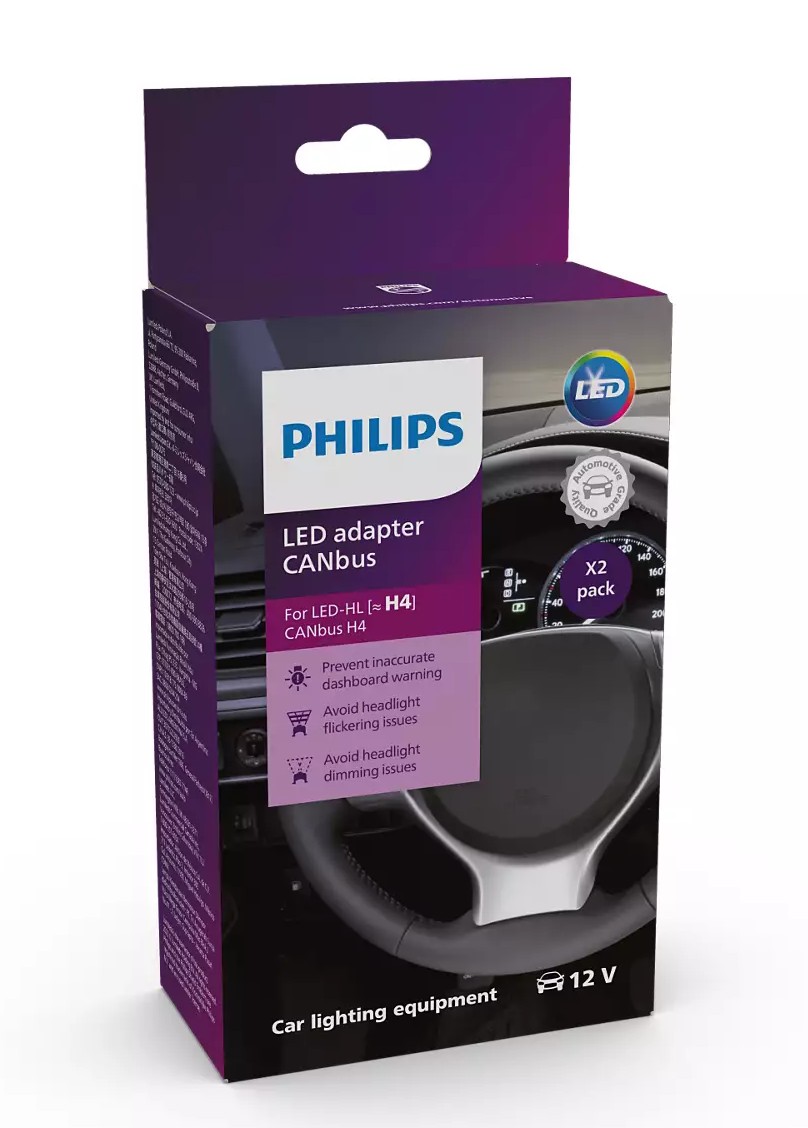 Опір для світлодіодів комплект LED Adapter CANbus H4 12V