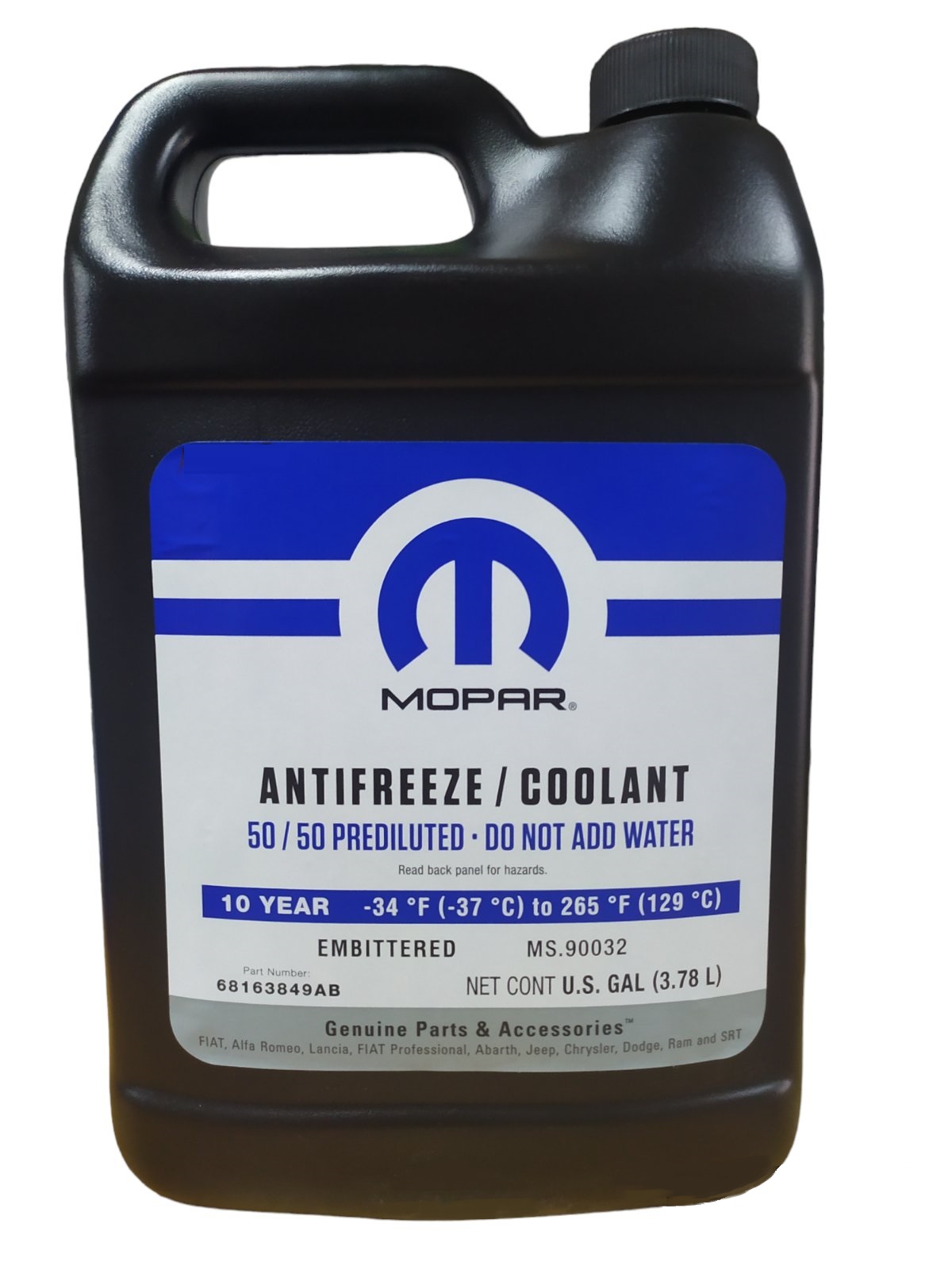 Антифриз готовий Mopar Parts MS-90032 фіалетовий, 3.78 л.