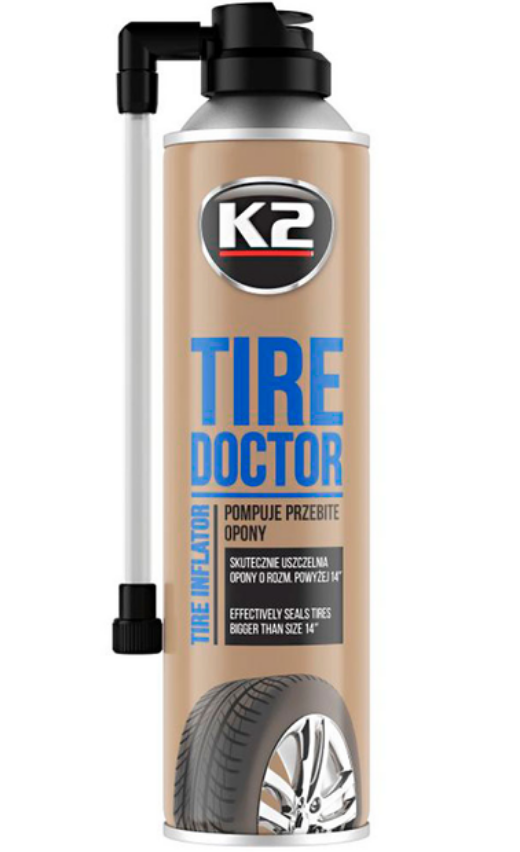 Аерозоль аварійної вулканізації шин Tire Doctor, 500 мл.