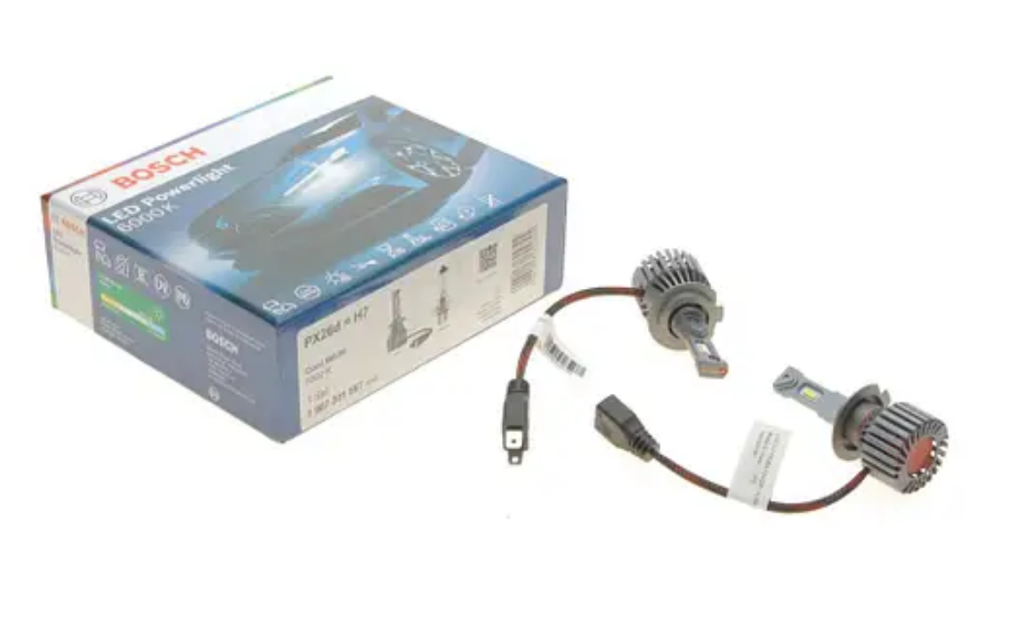 Лампа світлодіодна комплект H7 LED Powerlight 6000K 20W 12/24V