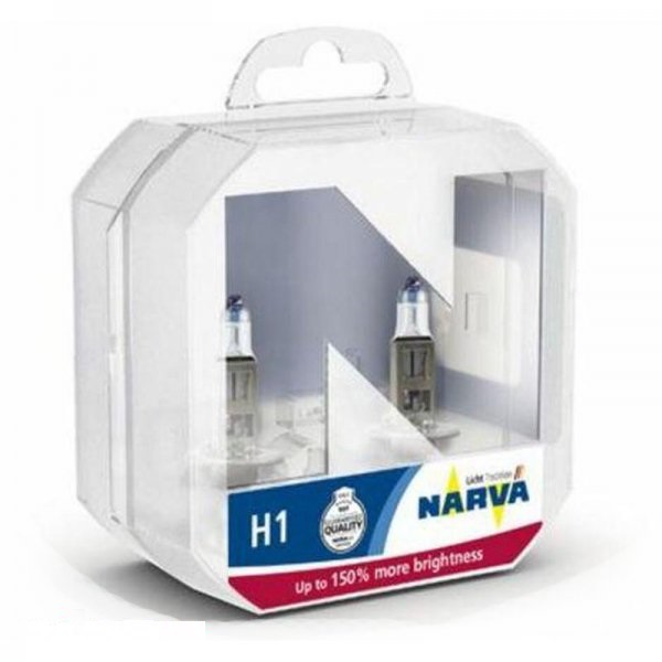 Лампа галогенова комплект H1 12V 55W Range Power 150, +150%