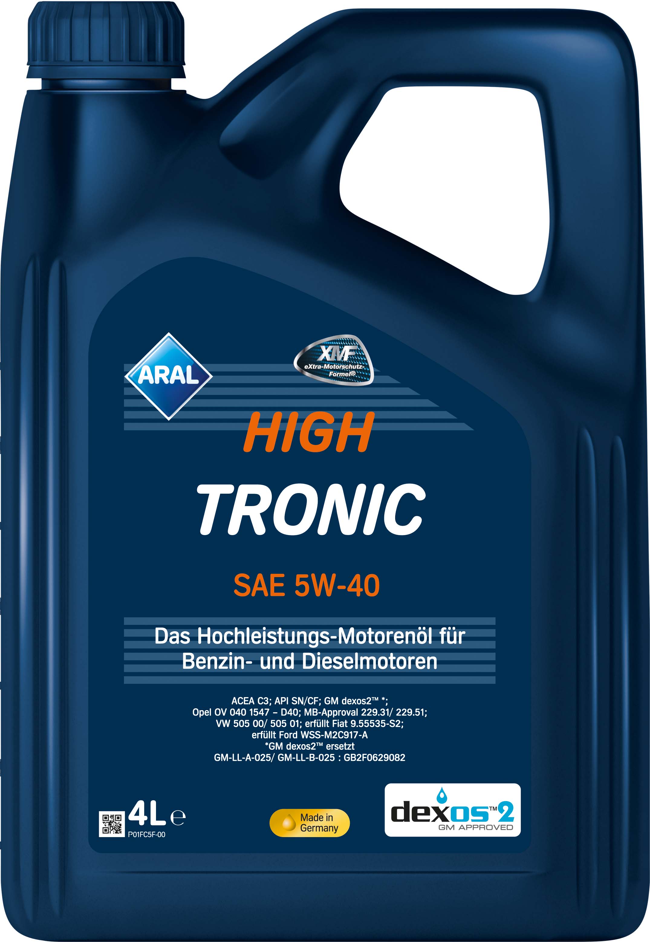 Моторна олива High Tronic 5W-40, 4 л.