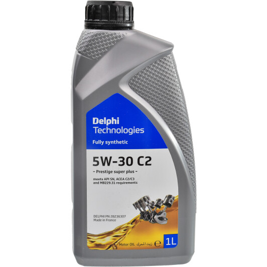 Моторна олива Prestige Super Plus C2 5W-30, 1 л.