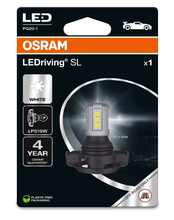 Лампа світлодіодна PS19W White 12V 1.8W 6000K LEDriving SL