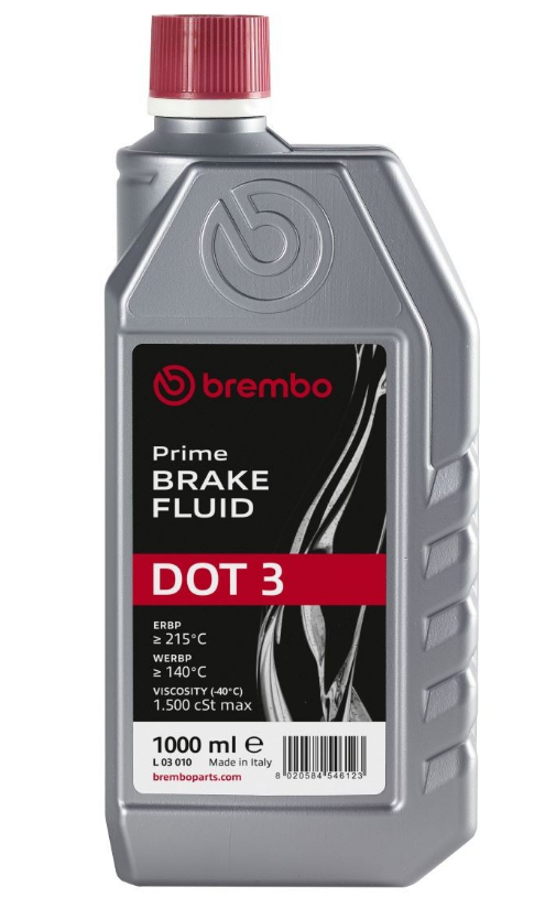 Гальмівна рідина Prime DOT-3, 1 л.