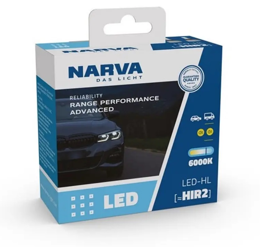 Лампа світлодіодна комплект HIR2 6000K 19W 12/24V Range Performance Advanced LED