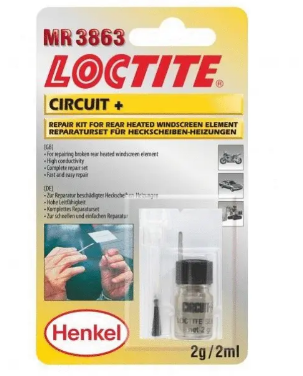 Клей для ремонту обігріву скла і контактів MR 3863, 2 гр.