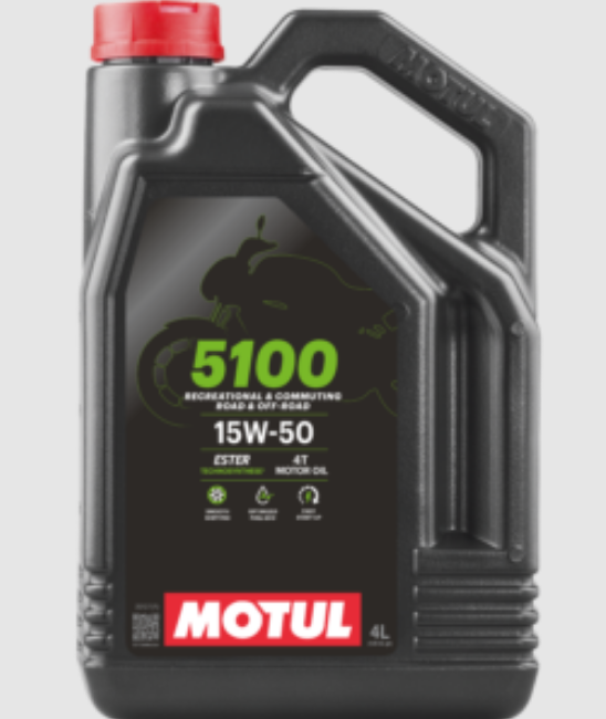 Олива для 4-тактних двигунів 5100 4T 15W-50, 4 л.
